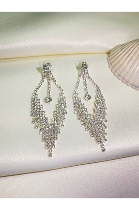 گوشواره جواهر زیرکن Furtek Aksesuar - کد 830577166