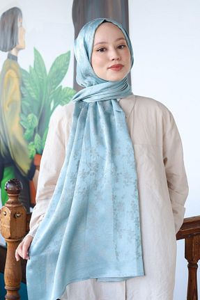 شال آبی زنانه Hint İpek - کد 851000671