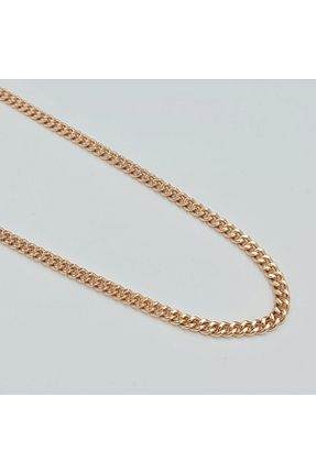 گردنبند استیل ( فولاد ) صورتی زنانه روکش طلا SE Jewellery - کد 850564074