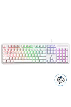 کیبورد گیمر سفید Havit - کد 850592160