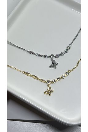 دستبند استیل (فولاد) زنانه استیل ضد زنگ By Semra - کد 850575896
