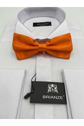 پاپیون نارنجی مردانه ساتن Brianze - کد 850589413