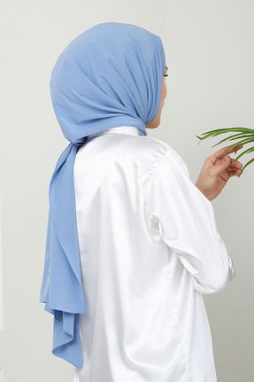 شال آبی زنانه Medine İpeği Golden Rose - کد 839973514