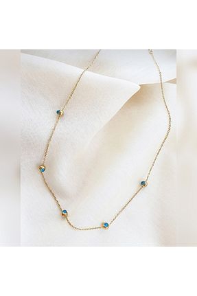 گردنبند استیل ( فولاد ) طلائی زنانه استیل ضد زنگ LA POTENTE BEREN - کد 312410489