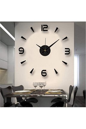 ساعت دیواری مشکی 80 x 80 YALOVA SHOP - کد 851014081