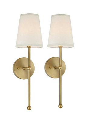 چراغ دیواری طلائی فلزی ABAJUR EVİM - کد 799696984