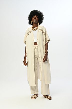 لباس بژ زنانه بافتنی Orfeo Negro - کد 850879361