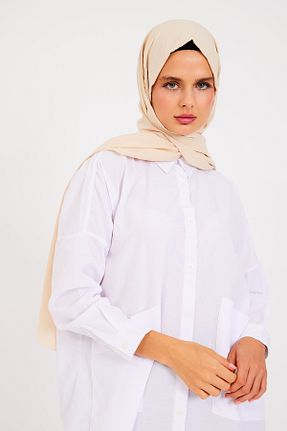 روسری نباتی پنبه ای cilekscarf - کد 850671133
