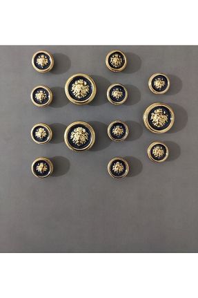 دکمه سر آستین طلائی مردانه روکش طلا UÇARLAR - کد 410693536