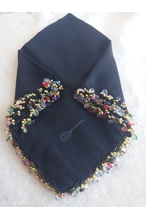 روسری مشکی پلی استر GÜNBATILI - کد 850711817