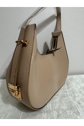 کیف دوشی بژ زنانه چرم مصنوعی MERUT STYLE HAYATINI RENKLENDİR - کد 850718924