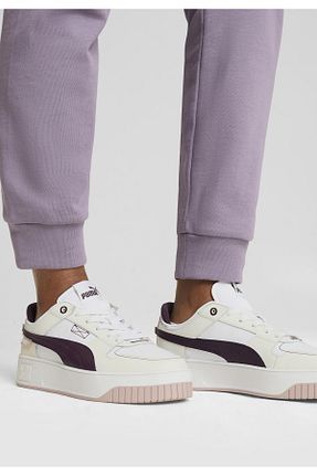 کفش اسنیکر سفید زنانه بند دار Puma - کد 850785017