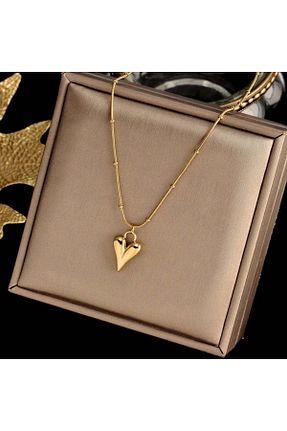 گردنبند استیل ( فولاد ) طلائی زنانه استیل (فولاد) Karen Jewelry - کد 847478372