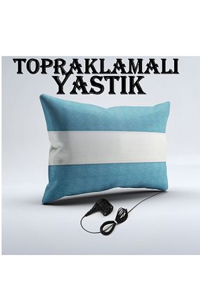 روکش بالش آبی پنبه ای TOPRAĞIN GÜCÜ ANTİ STRES - کد 812418063