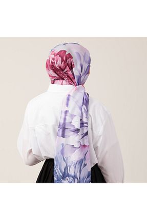 شال بنفش زنانه ابریشم ipekistanbul - کد 850821107