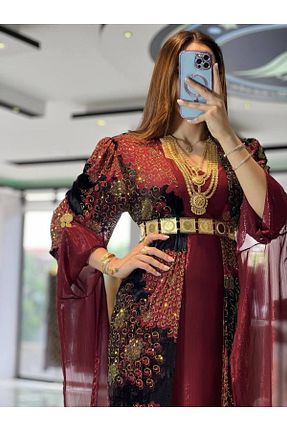 لباس مجلسی و فارغ التحصیلی مشکی زنانه ساتن SOLİN YÖRESEL - کد 838880911