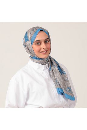 شال سرمه ای زنانه ابریشم ipekistanbul - کد 850823068