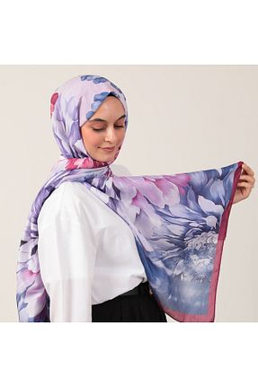 شال بنفش زنانه ابریشم ipekistanbul - کد 850821107