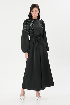 لباس حجاب مشکی زنانه Fitted Jupe - کد 840111832