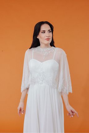 لباس عروس سفید زنانه توری bride in love - کد 746513781