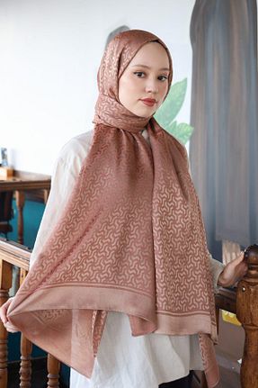 شال صورتی زنانه Hint İpek - کد 850990805