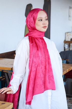 شال صورتی زنانه Hint İpek - کد 850905795
