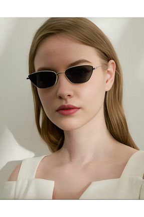 عینک آفتابی طلائی زنانه UV400 BAYDUK - کد 850997895
