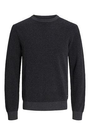 پلیور طوسی مردانه ساده Jack & Jones - کد 845915474