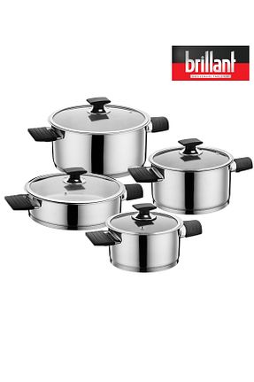 قابلمه متالیک قابل استفاده بر روی اجاق القایی Brillant - کد 845352286