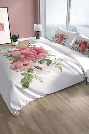روتختی دونفره سفید پنبه - ساتن Cattleya - کد 50857893