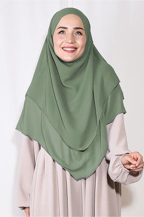 شال سبز زنانه شیفون Ns nowascarf - کد 850876554