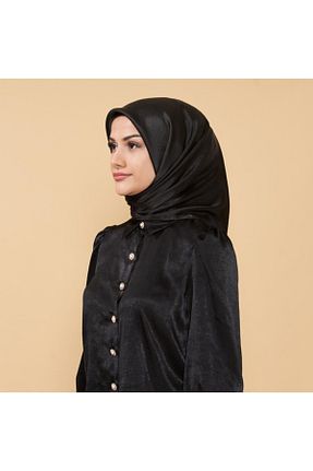 روسری مشکی ساتن Sinem - کد 163088152