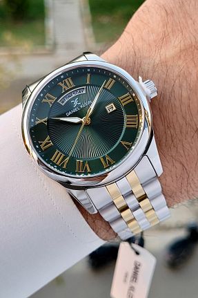ساعت مچی طلائی مردانه 43 میلی متر Daniel Klein - کد 850430681