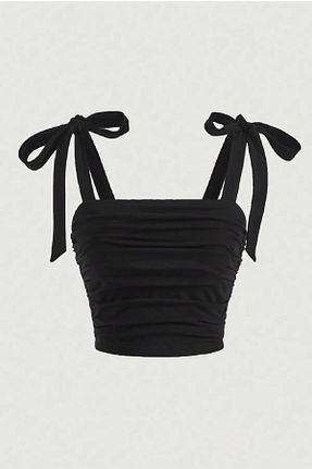 بلوز مشکی زنانه ساده World Fashion Trends - کد 850663806