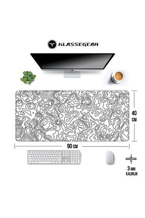 ماوس پد سفید KlasseGear - کد 691150004