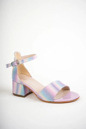 صندل رنگی بچه گانه پاشنه تخت BYŞ Moda - کد 684454953