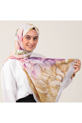 شال زرد زنانه ابریشم ipekistanbul - کد 850815131