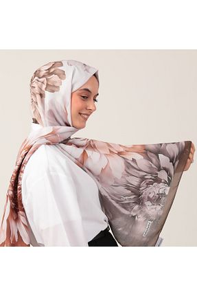 شال قهوه ای زنانه ابریشم ipekistanbul - کد 850830389
