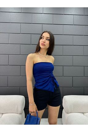 بلوز آبی زنانه ساده PADOVA - کد 845503503