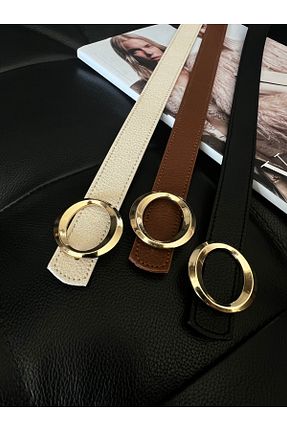 کمربند رنگی زنانه چرم مصنوعی Fiori - کد 850835110