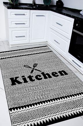 فرش آشپزخانه طوسی پلی استر eco concept - کد 850545205