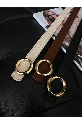 کمربند رنگی زنانه چرم مصنوعی Fiori - کد 850835110