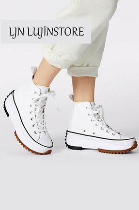 کفش اسنیکر سفید زنانه بند دار adasushoes - کد 355674247