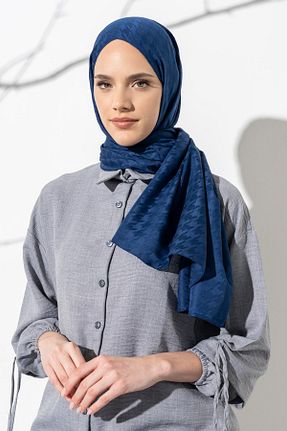 شال سرمه ای زنانه پلی استر JAWEL - کد 829099954