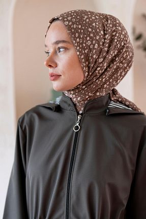 شال قهوه ای زنانه پلی استر JAWEL - کد 797339735