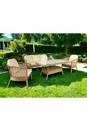 ست باغچه قهوه ای خیزران MONALİN HOME GARDEN - کد 850852656