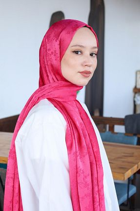 شال صورتی زنانه Hint İpek - کد 850905795
