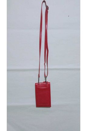 کیف دوشی قرمز زنانه چرم خالص Şimşek Çanta - کد 386520148