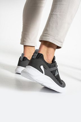 کفش اسنیکر طوسی مردانه بند دار mackrock sports - کد 839644298