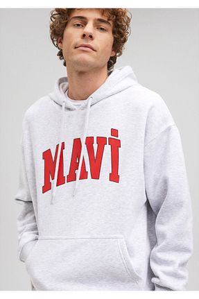 سوئیشرت طوسی مردانه ساده Mavi - کد 758689770